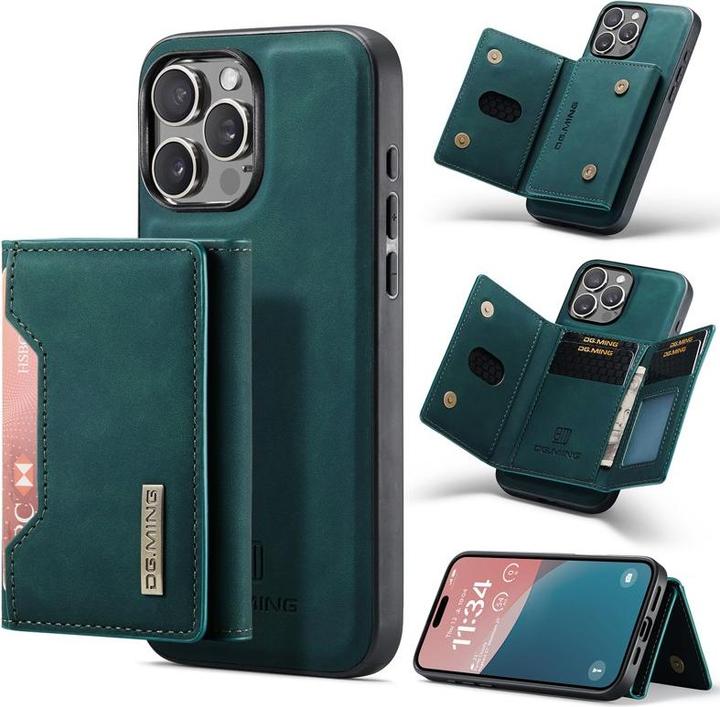 Immagine prodotto Dg.Ming iPhone 11 - Etui, Leder-Optik, Kartenfach & Magnetverschluss, Grün (Apple iPhone 11)