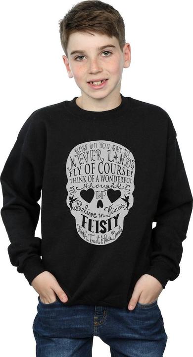 Actual product image Disney Boys Tinker Bell Skull Sweatshirt (140, 146)