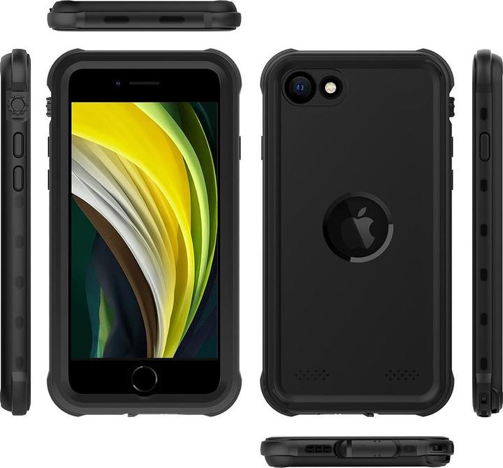 Produktbild Redpepper iPhone SE / 8 / 7 Wasserdichte Schutzhülle Schwarz (Samsung Galaxy S20 Ultra 5G)