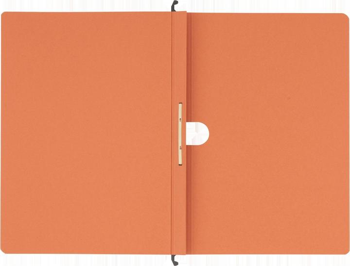Produktbild Elba Hängehefter Sorte 81, überstehende Reiterfalz, orange Manilakarton 250 g-qm, Metallhängeschiene, kau (A4, 1 x)