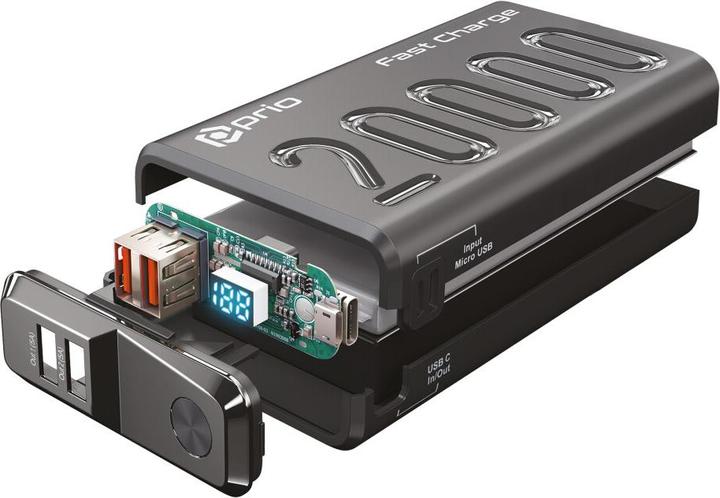 Actual product image prio Power Bank (20000 mAh, 22.50 W, 74 Wh)