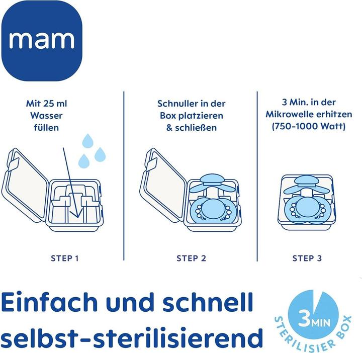 Produktbild MAM Supreme Night Silikon Schnuller, 2 Stück, 0-6 (2 x, bis 6 Monate)