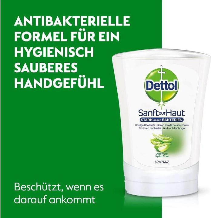 Immagine prodotto Dettol Ricarica No Touch Aloe Vera (Sapone liquido, Ricarica, 250 ml)