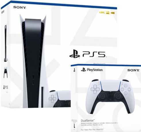 Immagine prodotto Sony PlayStation 5 con il secondo controller wireless DualSense