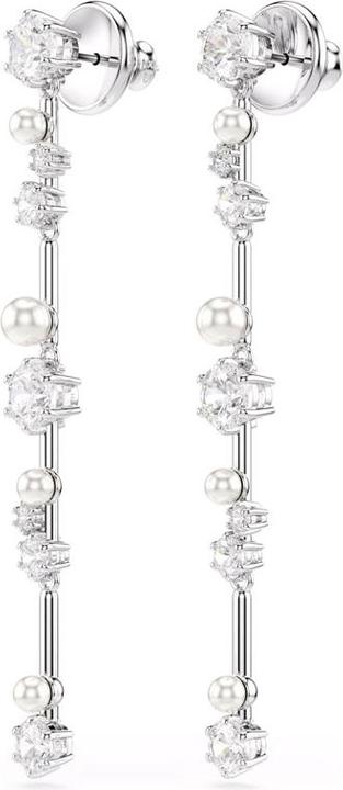 Produktbild Swarovski Constella Drop Ohrhänger Kristallperle Rundschliffe Weiss (Swarovski Metall)