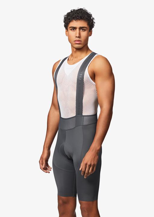Actual product image Van rysel Rennrad Radhose mit Trägern Sommer kurz Herren RCR 4 grau (XXL)