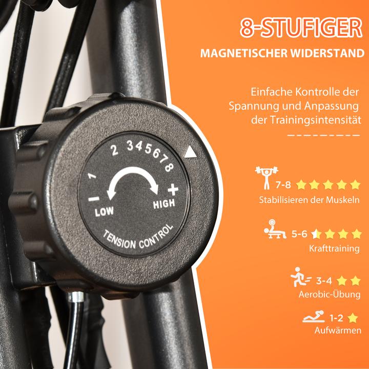 Actual product image Homcom Bike trainer with LCD display