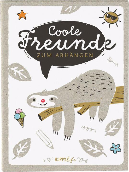 Actual product image Goldbuch Friends book Happylife Sloth (A5, Lined, Hardcover)