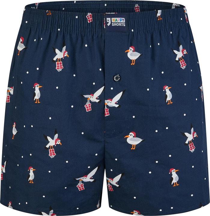 Immagine prodotto Happy shorts Boxer X-mas Shorts, Regalo, Natale, Motivo (M, Confezione da 2)