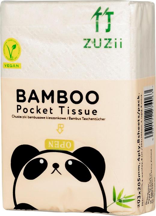 Zuzii Bambus -Taschentücher 8 x 8 PCs -