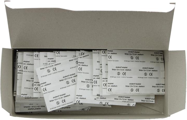 Produktbild Söhngen aluderm aluplast elastische Pflaster-Strips 1.9x7.2cm, 100 Stk., einzeln (100 x)