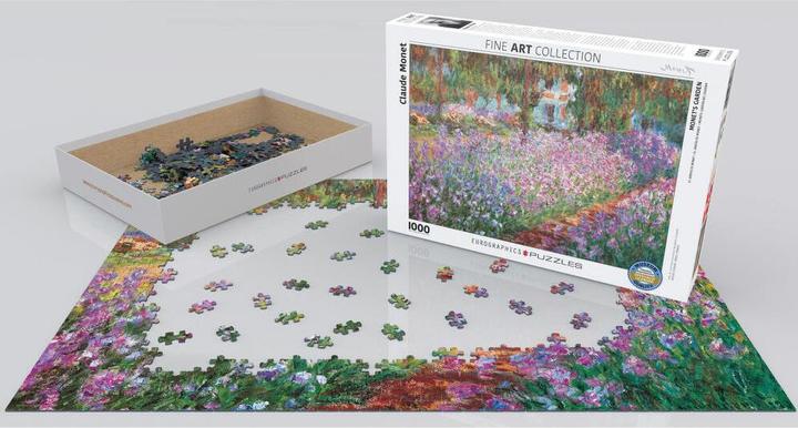 Actual product image Eurographics Monet's garden near Giverny (1000 pieces)