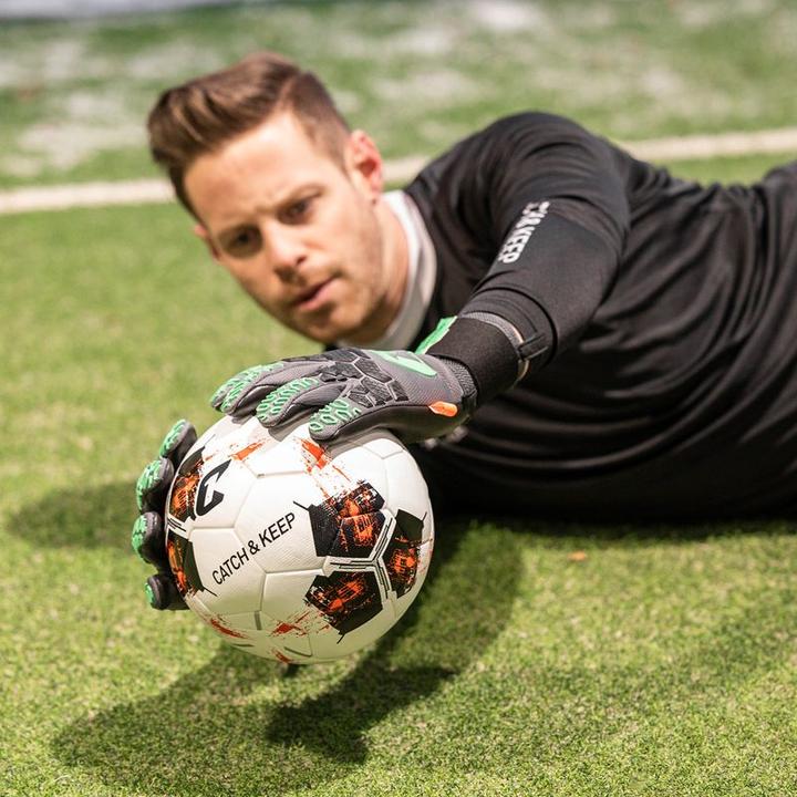 Produktbild Catch & Keep Fussballhandschuhe Fly Mint Soul Gr. 9.5 Mintgrün Torwart Keeper Goalie Handschuhe (9.5)