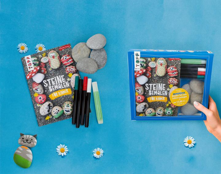 Produktbild Topp Kreativ-Set- Steine bemalen