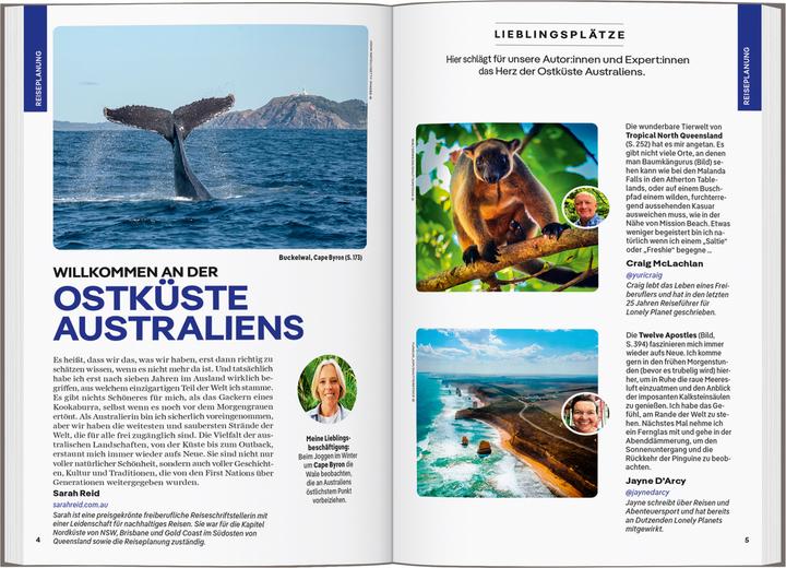 Produktbild Reiseführer Australien Ostküste (Deutsch, Andy Symington, Lindsay Brown, Benedict Walker, Ali Lemer, Trent Holden, Monique Perrin, Peter Dragicevich, Tamara Sheward, Tom Spurling, Jayne D'Arcy, Anthony Ham, Anna Kaminski, Cristian Bonetto, Tim Richards, 2025)