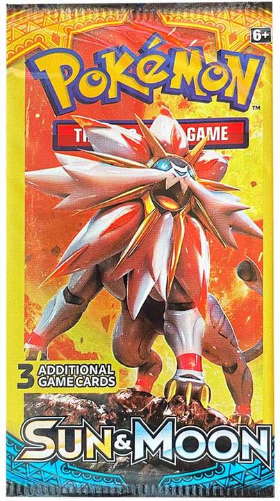 Image du produit Pokémon Sun & Moon Base Set 3-Pack Booster (Anglais, Pack de boosters)