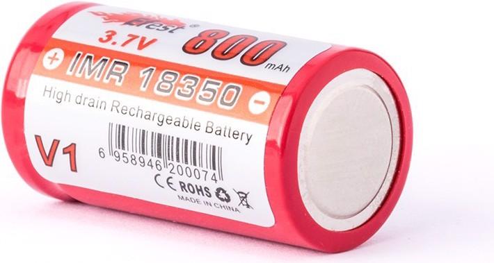 Produktbild Efest IMR 18350 V1 (Pluspol flach) (1 Stk., 18350, 800 mAh)
