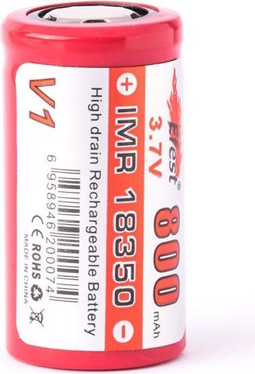 Produktbild Efest IMR 18350 V1 (Pluspol flach) (1 Stk., 18350, 800 mAh)