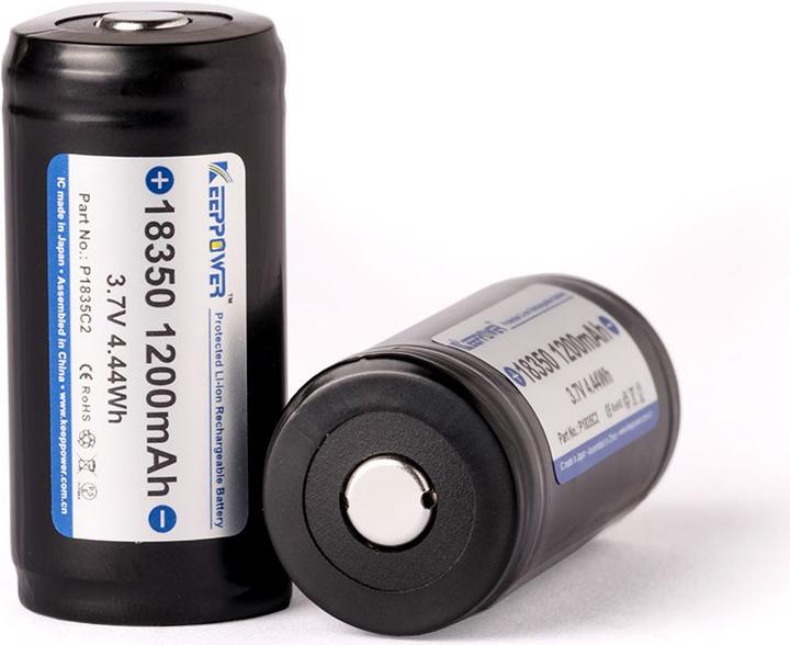 Produktbild Keeppower 18350 (1 Stk., 18350, 1200 mAh)