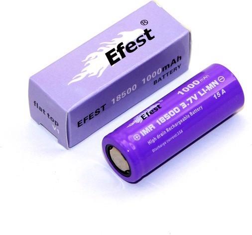 Image du produit Efest Batterie Purple IMR18500 non protégée (18500, 1000 mAh)