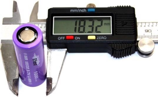 Image du produit Efest Batterie Purple IMR18500 non protégée (18500, 1000 mAh)