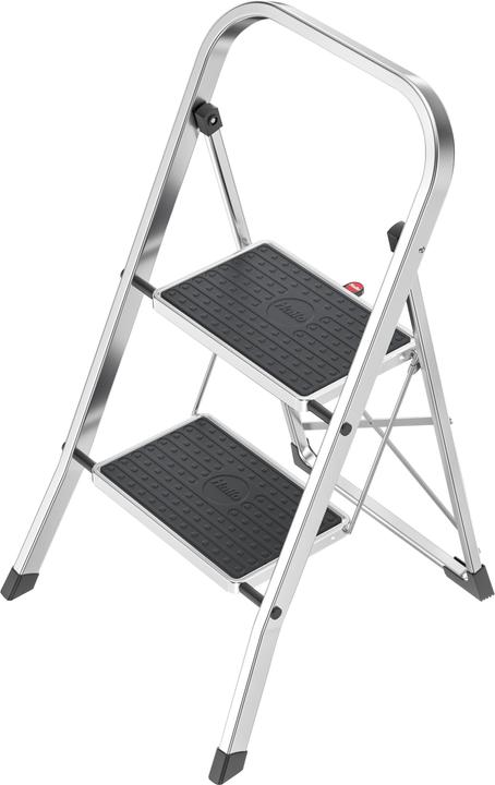 Hailo K70 StandardLine, Aluminium-Trittleiter, 2 Stufen (Stehleiter, 83 cm)
