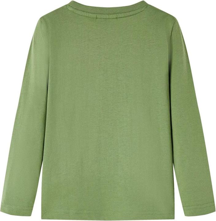 Actual product image VidaXL Children's long-sleeved shirt light khaki 140,Material: 100 (140)