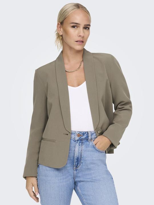 Produktbild Only Normal geschnitten Reverskragen Blazer Kurzer Blazer (42)