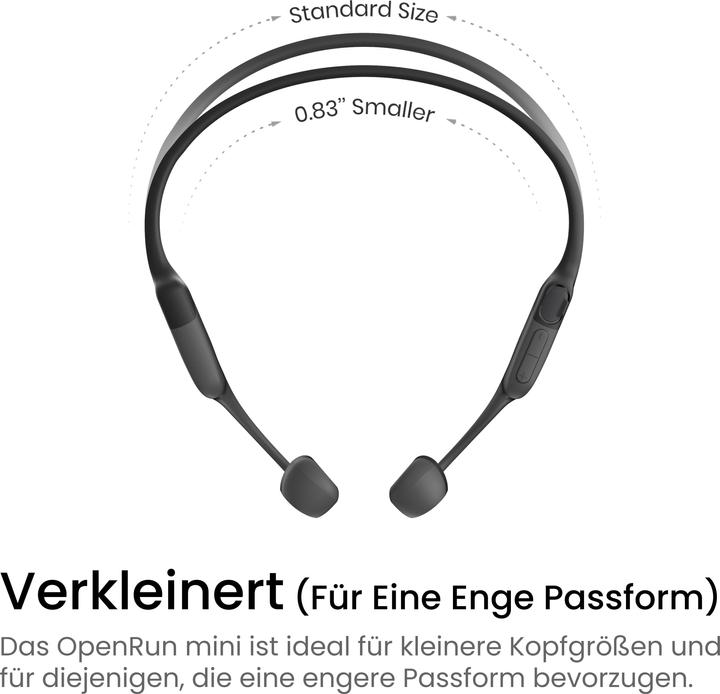 Produktbild Shokz OpenRun Mini (keine Geräuschunterdrückung, 8 h, Kabellos)
