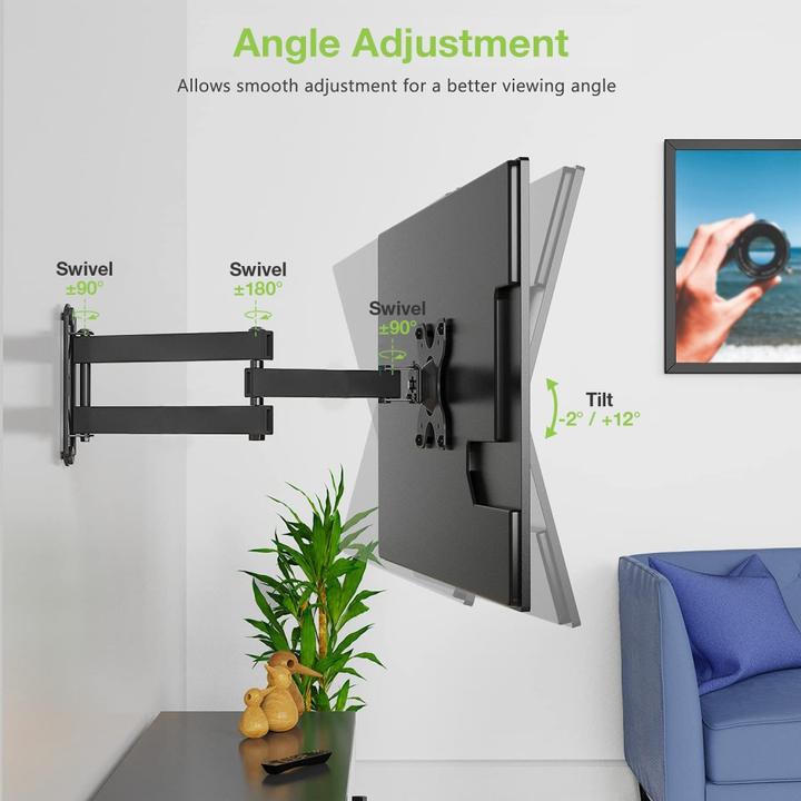 Immagine prodotto Techly Staffa per TV LCD - Nero - Dimensioni dello schermo: 33-76.2 cm (13"-30") (Muro, 30", 15 kg)