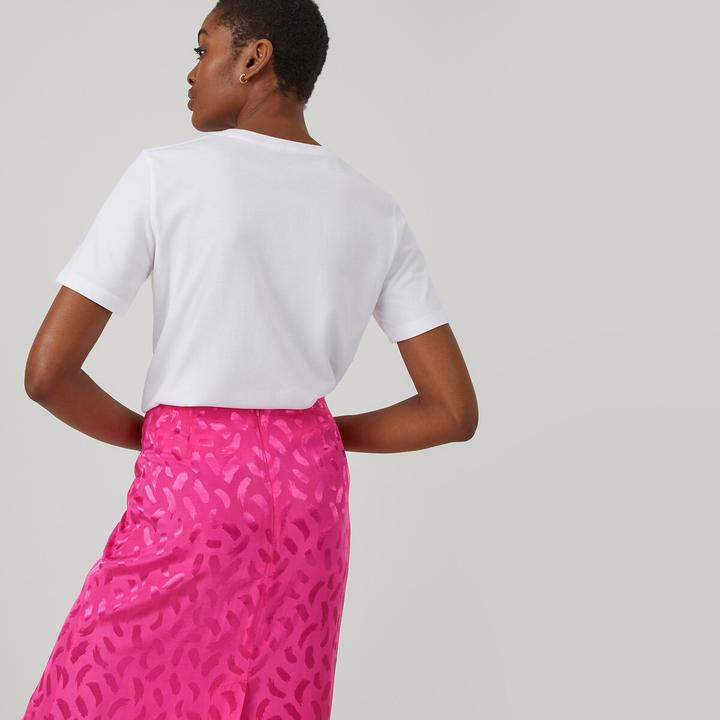 Actual product image La Redoute Collections T-shirt with round neckline and short sleeves (L)