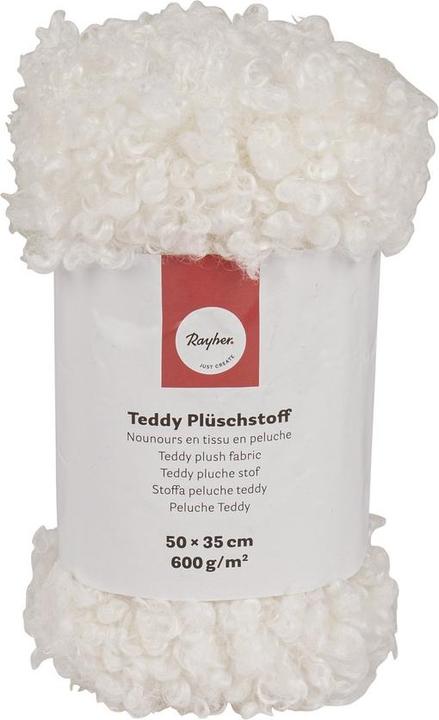 Immagine prodotto Rayher Tessuto peluche Teddy bianco