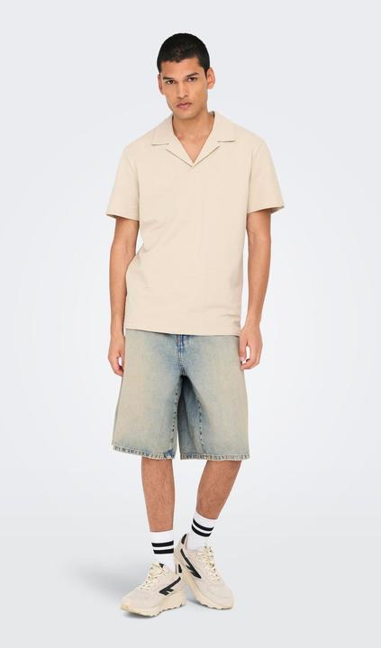Produktbild Only & Sons ONSCARL Mid Rise Ballon Schnitt Shorts Jeans-Shorts (XL)