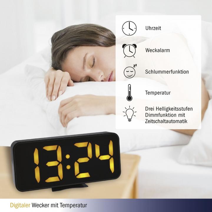 Actual product image TFA Digital alarm clock