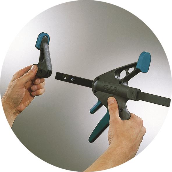 Image du produit wolfcraft wolfcraft 2 EHZ - Mini-Einhandzwingen 40/110mm (110 mm)