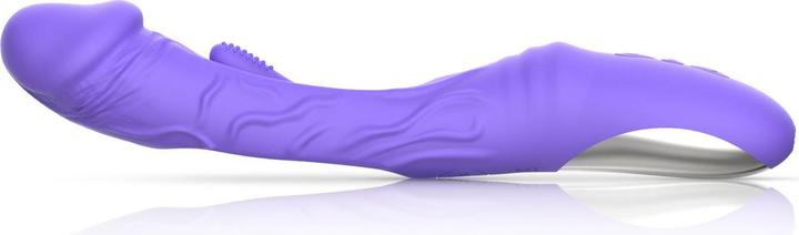 Productafbeelding Good Vibes Only Vlas - Vibrerende dildo met stimulator op punt G