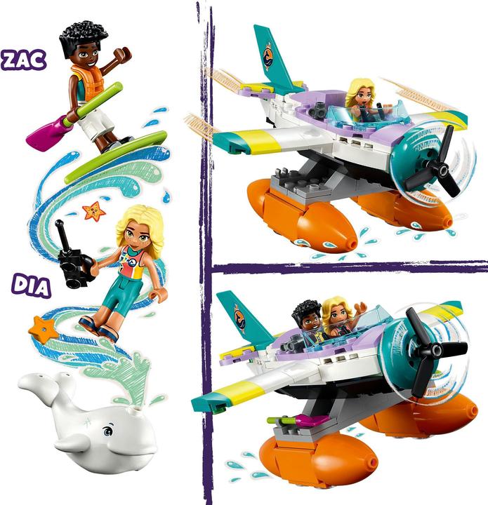 Image du produit LEGO Avion de sauvetage en mer (41752, LEGO Friends)