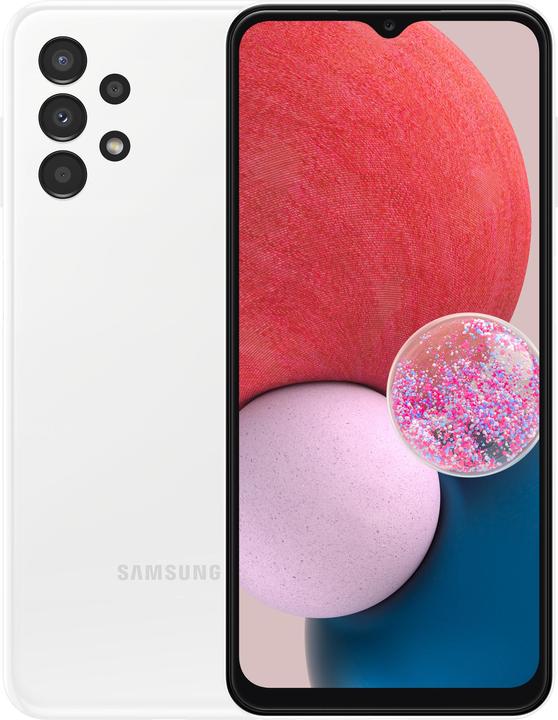Samsung Galaxy A13 EU (64 GB, White, 6.60", Dual SIM, 50 Mpx, 4G)