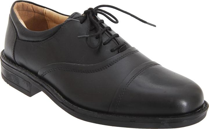 Roamers Leder Flexi Capped Oxford Schuhe