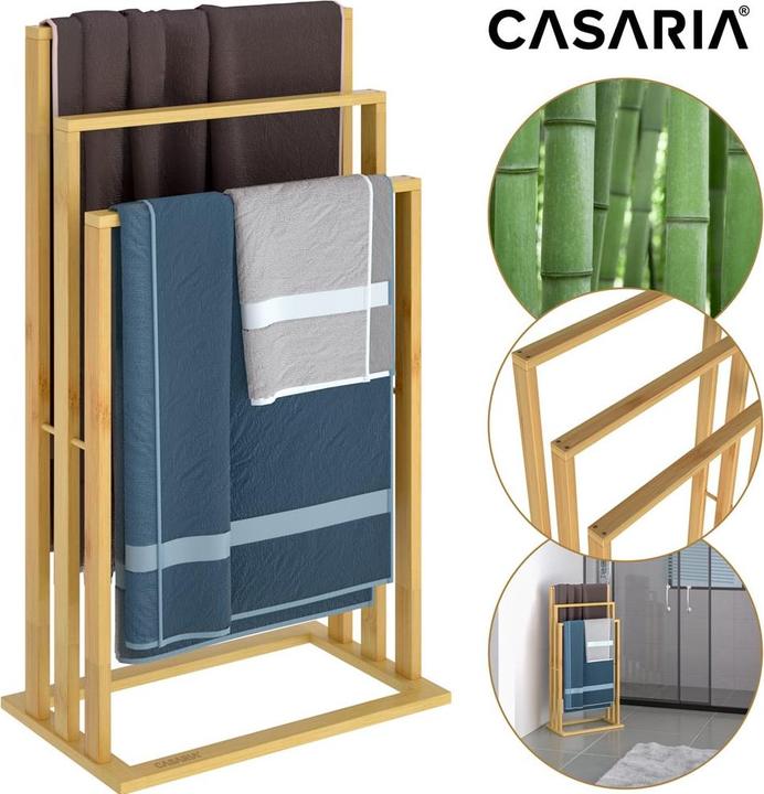 Actual product image Casaria Towel Holder, No Drilling