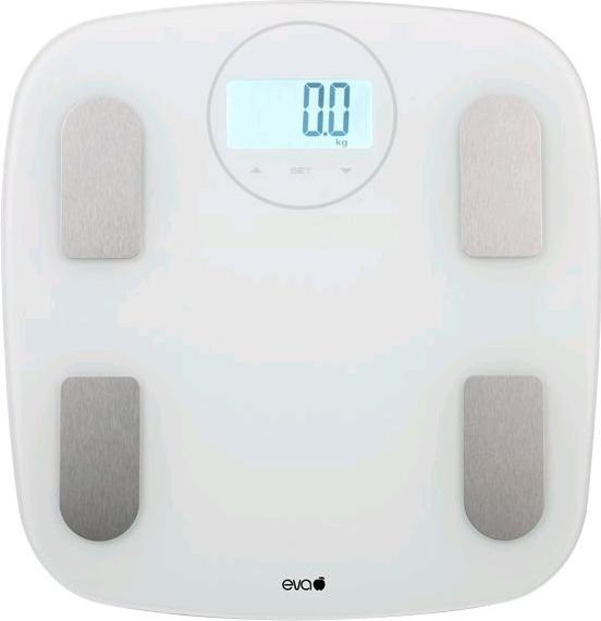 Eva- Kochen und Haushalt Eva Personenwaage180 kg, Weiss (180 kg)