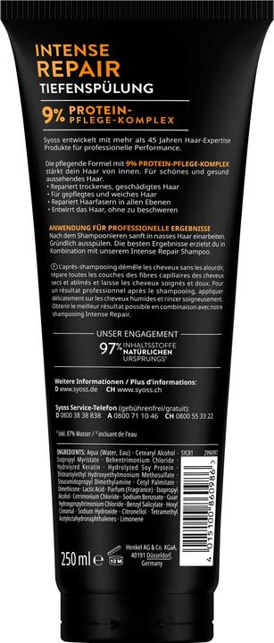 Produktbild Syoss Tiefenspülung Intense Repair 250ml (250 ml)