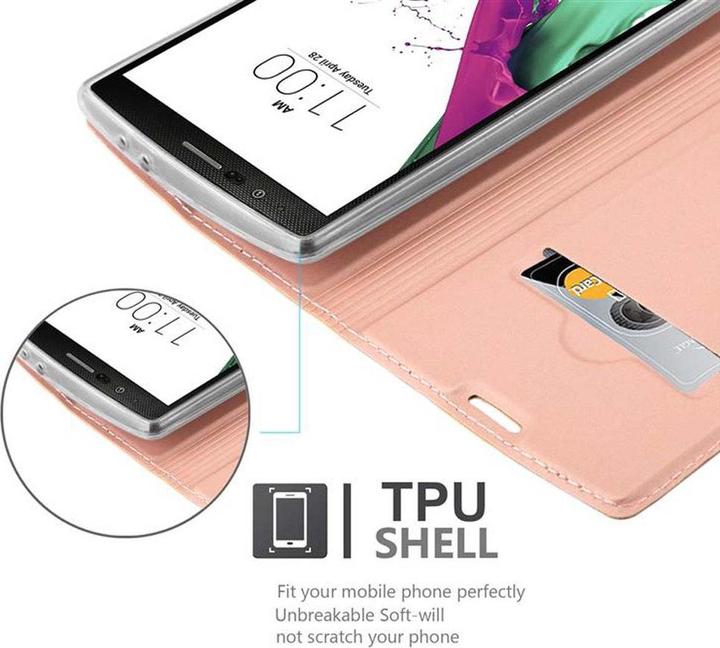 Actual product image Cadorabo Book Classy Style Cover (LG G4, Motorola Moto G4 Plus)