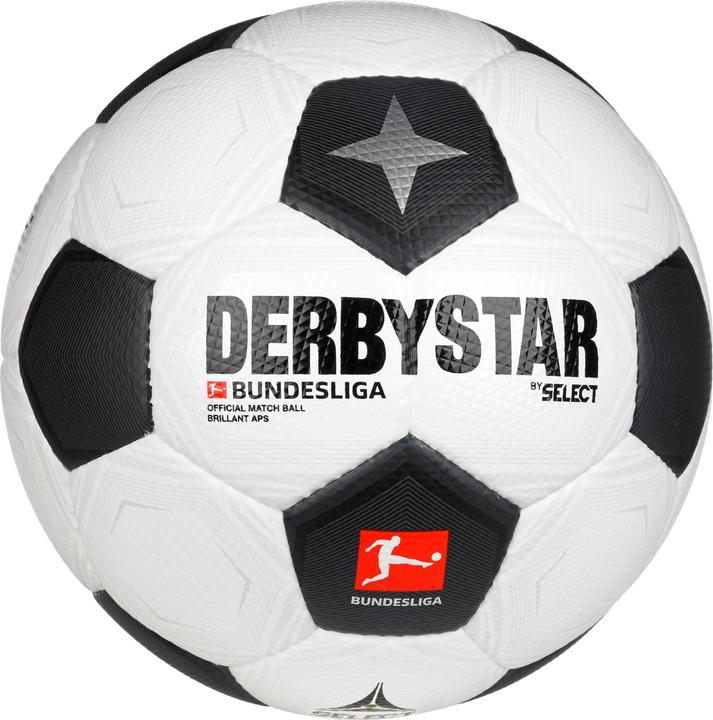 Immagine prodotto Derbystar Bundesliga Calcio Brillant APS Classic v23 bianco/nero/grigio taglia 5