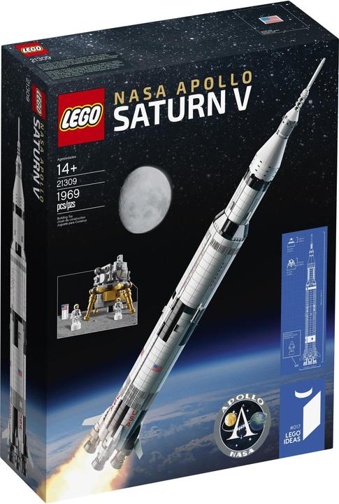 Immagine prodotto LEGO NASA Apollo 11 Saturn V (21309, LEGO Ideas, Set LEGO rari)