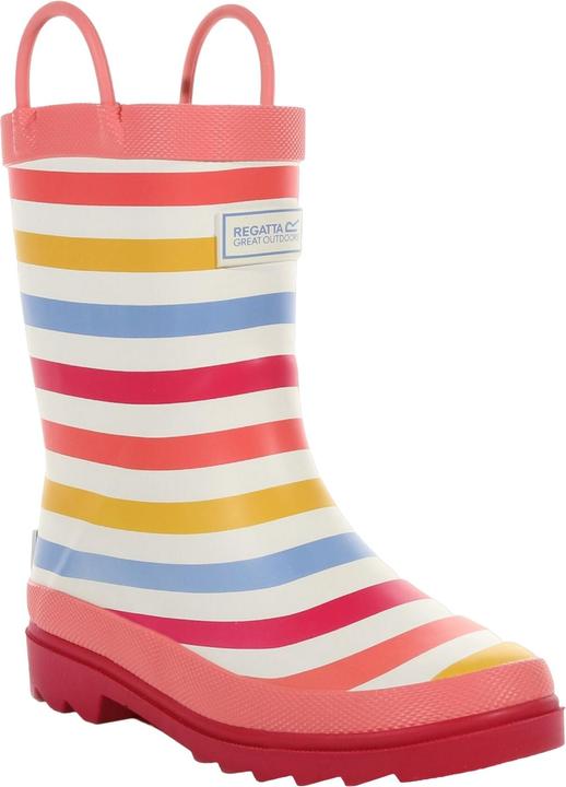 Actual product image Regatta Childrens/Kids Minnow Striped Wellington Boots (36)