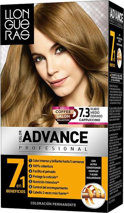 Image du produit Llongueras COLOR ADVANCE #7,3-rubio medio dorado (7.3)