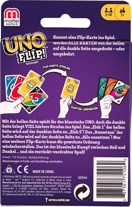 Immagine prodotto Mattel Games Uno Flip (Multilingue)