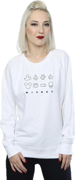 Immagine prodotto Disney Mickey Mouse Deconstructed Felpa Donna (S)