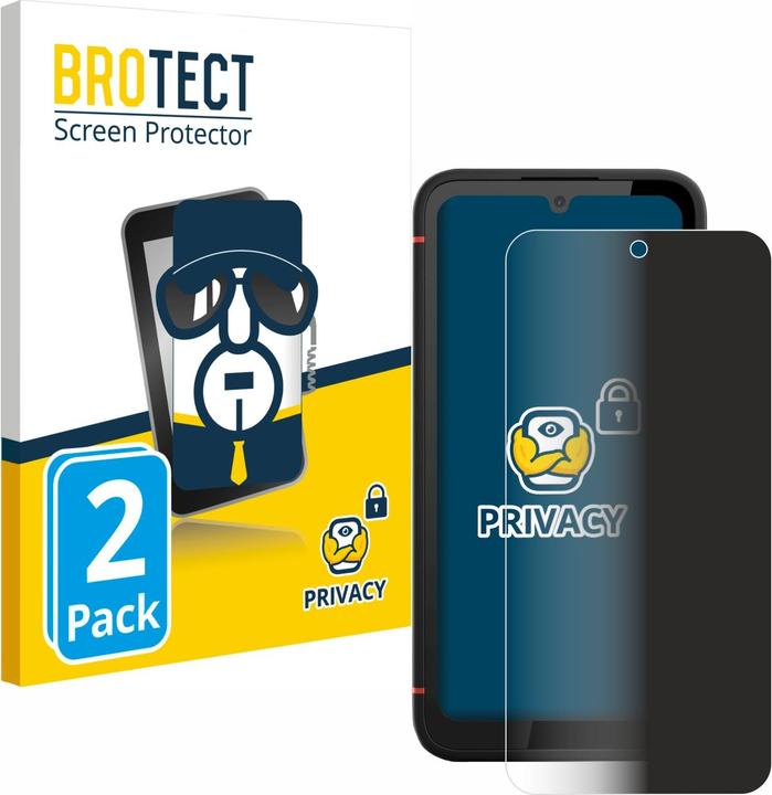 Actual product image BROTECT Anti-spy privacy film Blue light protection film (2 Piece, Gigaset GX4)
